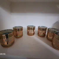 ۶عددنیم لیوان قدیمی