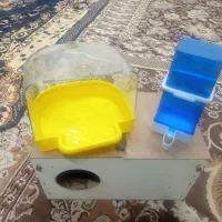 آبخوری و وان حمام پرنده و لانه برای جفت گیری