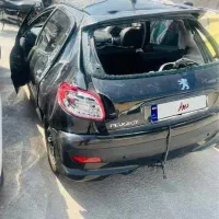 تصادفی پژو۲۰۷تیو فایومشکی مدل ۱۴۰۱ سقف شیشه پانا|خودرو سواری و وانت|تهران, شهید فکوری|دیوار