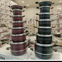 سرویس قابلمه ۱۴ پارچه گرانیت گلدن ضخیم