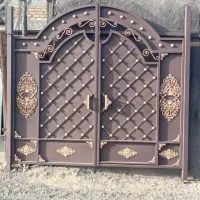 تیراژ درب باغی ویلای کد7004پارکینگ ساوه حیاطی کد33