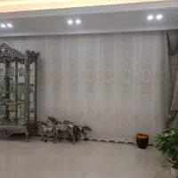 پرده حریر،چاپی و عروسکی و رومیزی|پرده، رانر، رومیزی|قم, شهرک قدس|دیوار