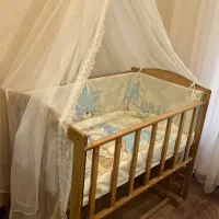 تخت کنار مادر کامل نو مناسب سیسمونی|تخت و صندلی بچه|لاهیجان, رجایی|دیوار