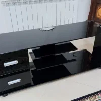 میز تلویزیون شیشه ای برند ترک