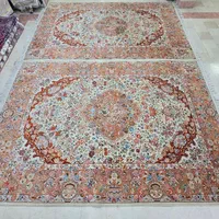 فرش دستباف استان‌خراسان / جفت۹متری / گل‌ابریشم|فرش|تهران, ده‌ونک|دیوار