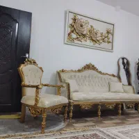 مبل سلطنتی آبشاری جدید در حد نو|مبلمان خانگی و میز عسلی|خرمآباد, |دیوار