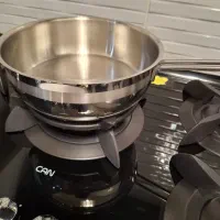 ماهیتابه استیل تک دسته..دستی لوکس.