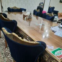 مبل استیل با ست میز ناهارخوری