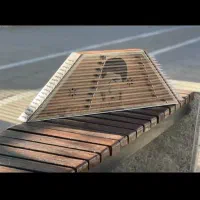 سنتور شجریان(چوب راش و گردو) آموزش 100