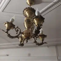 سه عدد لوستر برنز و سه تا حبابی