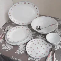 سرویس آرکوپال ۶ نفره ۲۶ پارچه با طرح گل رز - نو