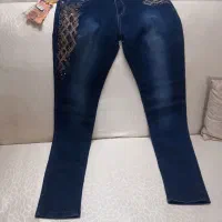 شلوار جین سرمه‌ای تیره نونو سایز32 ترک میباشد|لباس|تهران, خزانه|دیوار