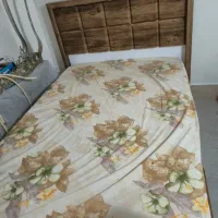 تخت یک و نیم نفره به همراه تشک طبی