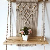 شلف مکرومه|صنایع دستی و سایر لوازم تزئینی|محمدیه-قزوین, |دیوار