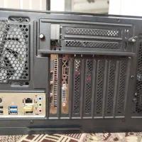 کیس گیمینگ همراه با مانیتور و لوازم|رایانه رومیزی|صحنه, |دیوار