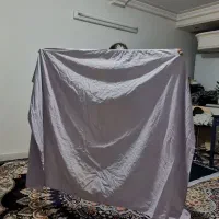 ملافه نخی رنگی ساده