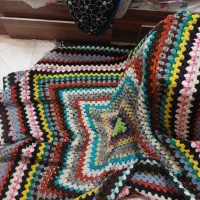 رومیزی  بافتنی   روتختی  میشه