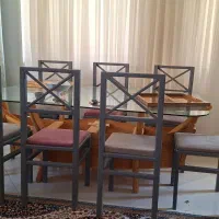 میز نهار خوری ۸ نفره چوب روس