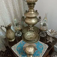 سماور برنجی وبوفه