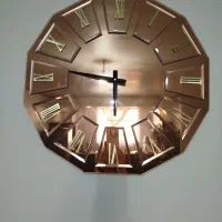 ساعت دیواری شیشه ای