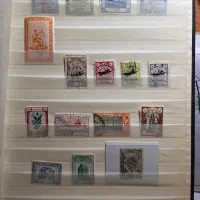 آلبوم تمبر قاجار تا جمهوری|کلکسیون سکه، تمبر، اسکناس|یزد, |دیوار