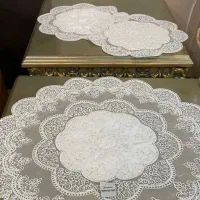 ازتولیدبمصرف،انواع رومیزی های مخمل تور طرح ترک