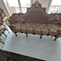 مبل خرچنگی روکش طلا
