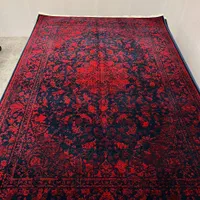 یک تخته فرش لاکی سرمه ی برند فرش تهران درجه یک