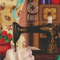 خیاطی تحویل یک روزه .ماکسی ساده ۲۰۰.