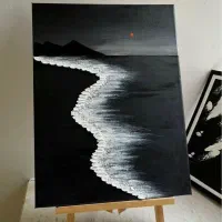 نقاشی روی بوم حرفه ای