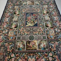 فرش،قالی طرح بهشت تراکم بالا