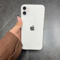 آیفون ۱۱نرمال ۱۲۸ گیگ دوسیم فابریک سفید خیلی نو