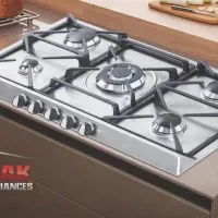 اجاق گاز steel شیشه ای روگازی صفحه ای چدن جدید|اجاق گاز و لوازم برقی پخت‌وپز|تبریز, |دیوار