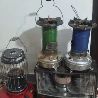 چراغ تیوست وسماورنفتی قدیمی|بخاری، هیتر، شومینه|سده (خراسان جنوبی), |دیوار