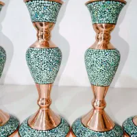 شعمدان مس فیروزه|صنایع دستی و سایر لوازم تزئینی|اصفهان, کنگاز|دیوار