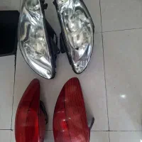 چراغ جلو وعقب ۲۰۶ sd اصلی