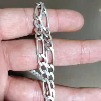 زنجیر نقره فیگارو|جواهرات|نسیمشهر, |دیوار