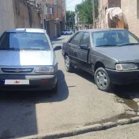 دو عدد خودرو ۸۵ پراید و روا