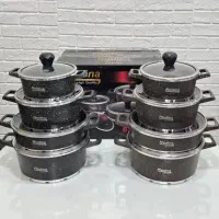 قابلمه چدن گیاهی8پارچه(تعویض ظروف کهنه با نو)خردکن