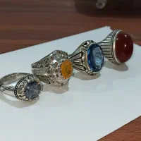 انگشتر های نقره جواهری و کلکسیونی