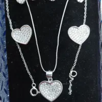 نیم ست زیبای نقره ایتالیا ۱۲ گرم