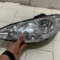 چراغ جلو ۲۰۶ چپ راننده درحد نو