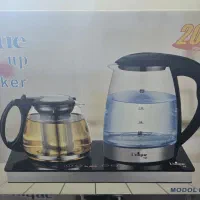 چای ساز دوکاره شیشه ای مارک یونیک