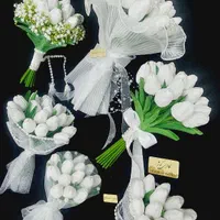 دسته گل عروس ارکیده|گل مصنوعی|مشهد, شهید مطهری|دیوار