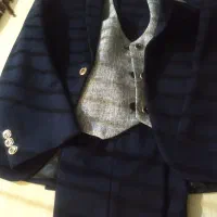 کت و  شلوار و جلیقه پسرانه سایز ۳۰
