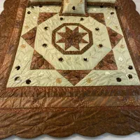 روتختی دو نفره نو بالش سه بالش پرشده از پشم شیشه