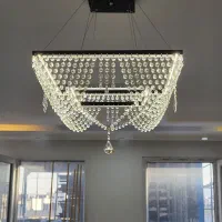 لوستر کریستالی مدل لورنتیا* Laurentia *|لوستر و چراغ آویز|مشهد, الهیه|دیوار