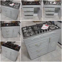 اجاق ام دی اف M6 صفحه استیل سفید