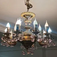 لوستر|لوستر و چراغ آویز|علیآباد کتول, |دیوار