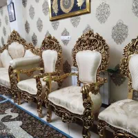 مبل مصری استیل کلاسیک راحتی سلطنتی پنجه شیری|مبلمان خانگی و میز عسلی|محمدیه-قزوین, |دیوار